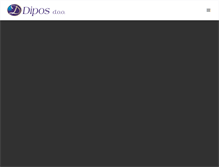 Tablet Screenshot of dipos.rs